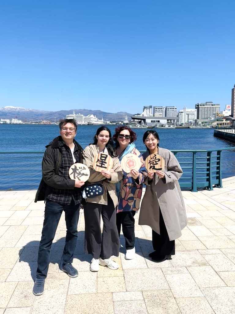 Calligraphy Experience in Hakodate,Hokkaido,Japan