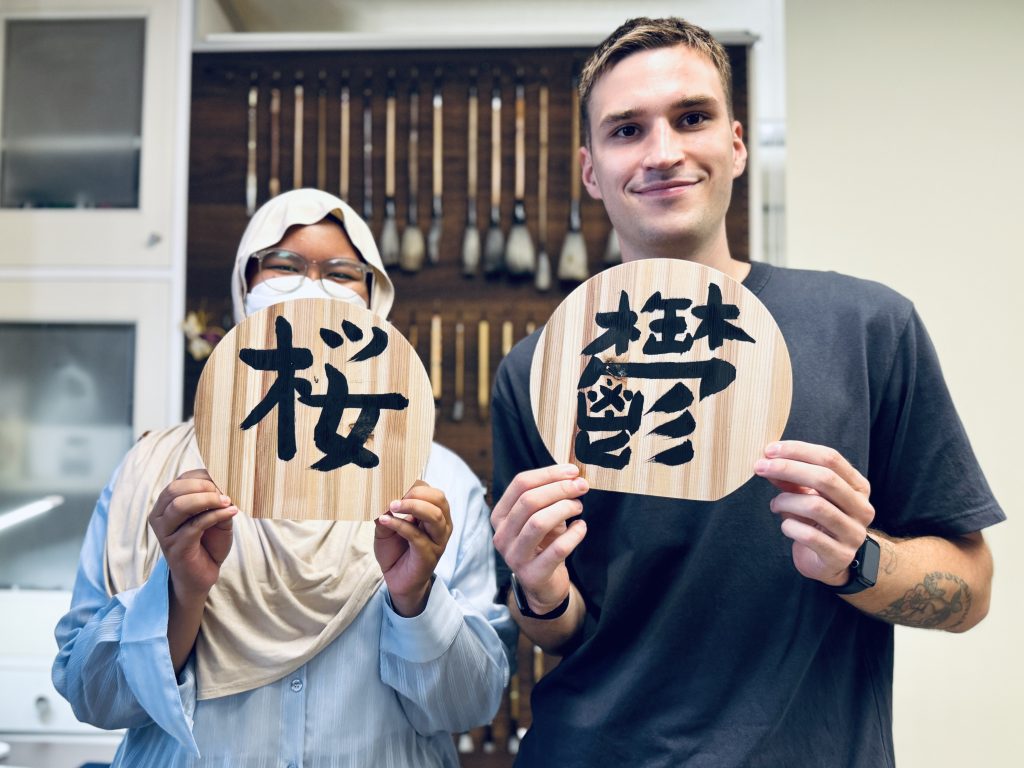 Calligraphy Experience in Hakodate,Hokkaido,Japan