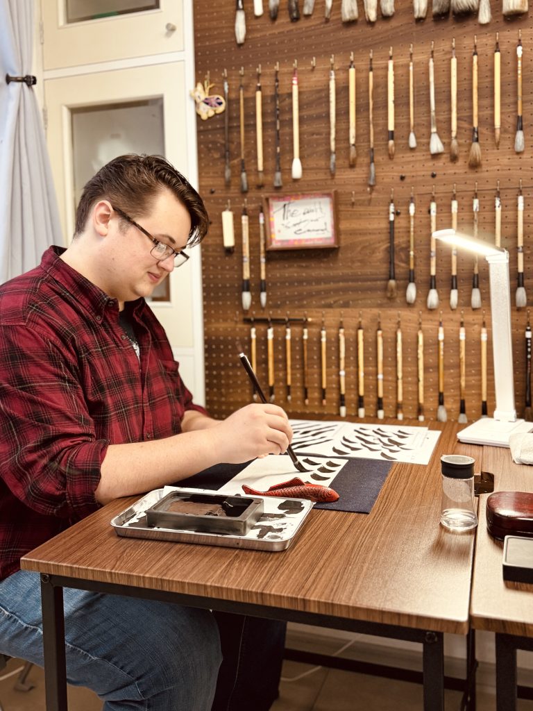 Calligraphy Experience in Hakodate,Hokkaido,Japan