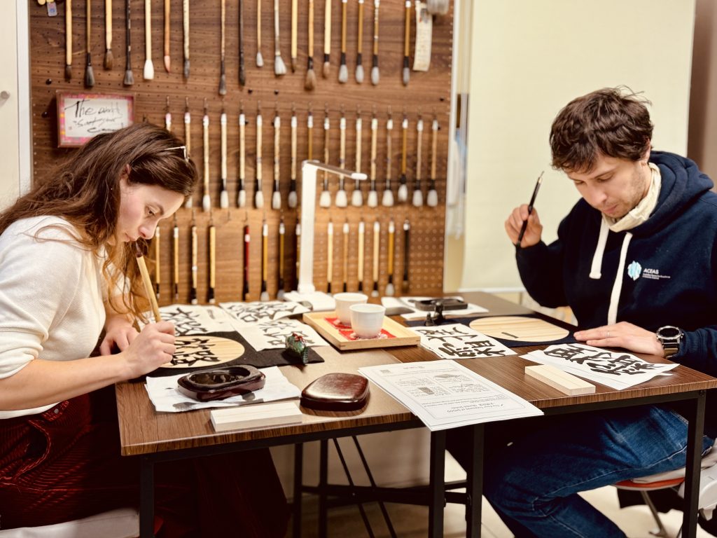 Calligraphy Experience in Hakodate,Hokkaido,Japan